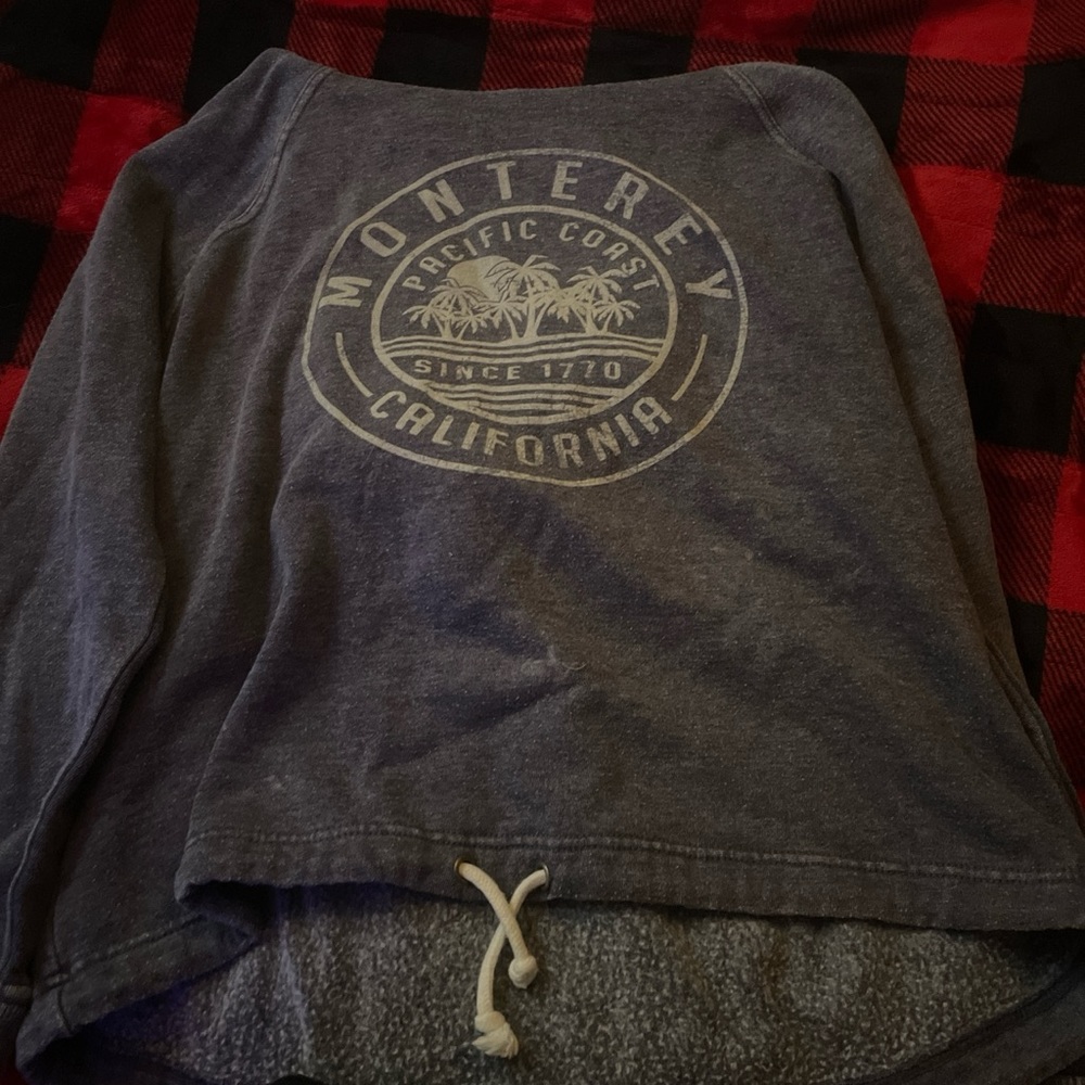 monteray hoodie small that ties at bottom